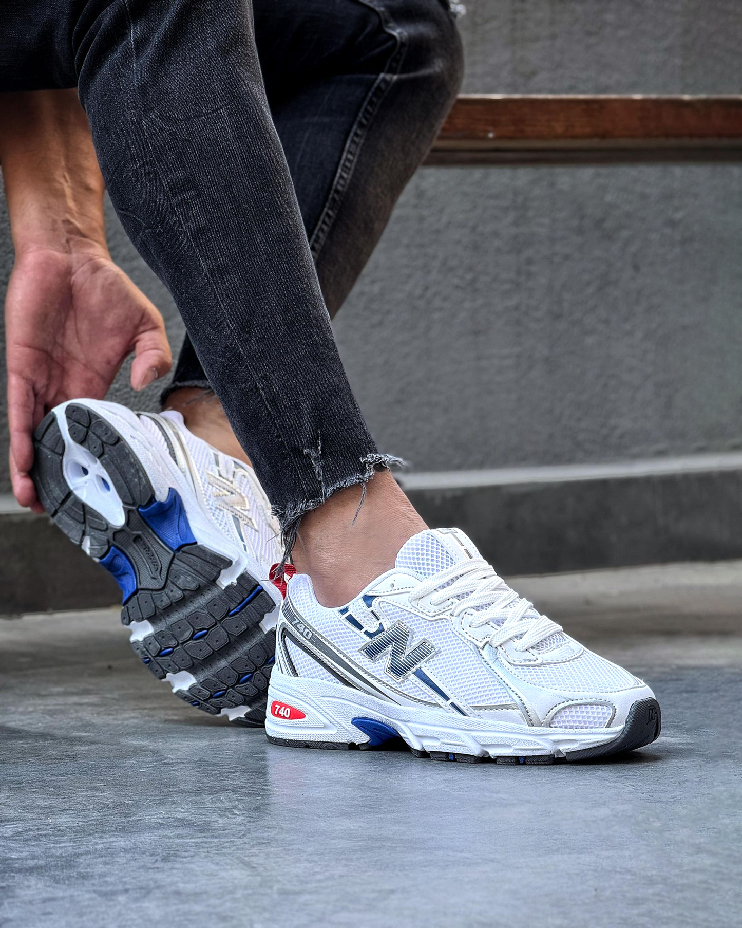 Adidasi NB-01 Albastru