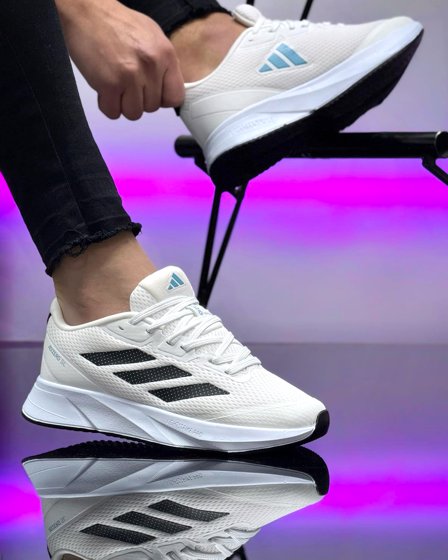 Adidasi AD-07 AZR Alb