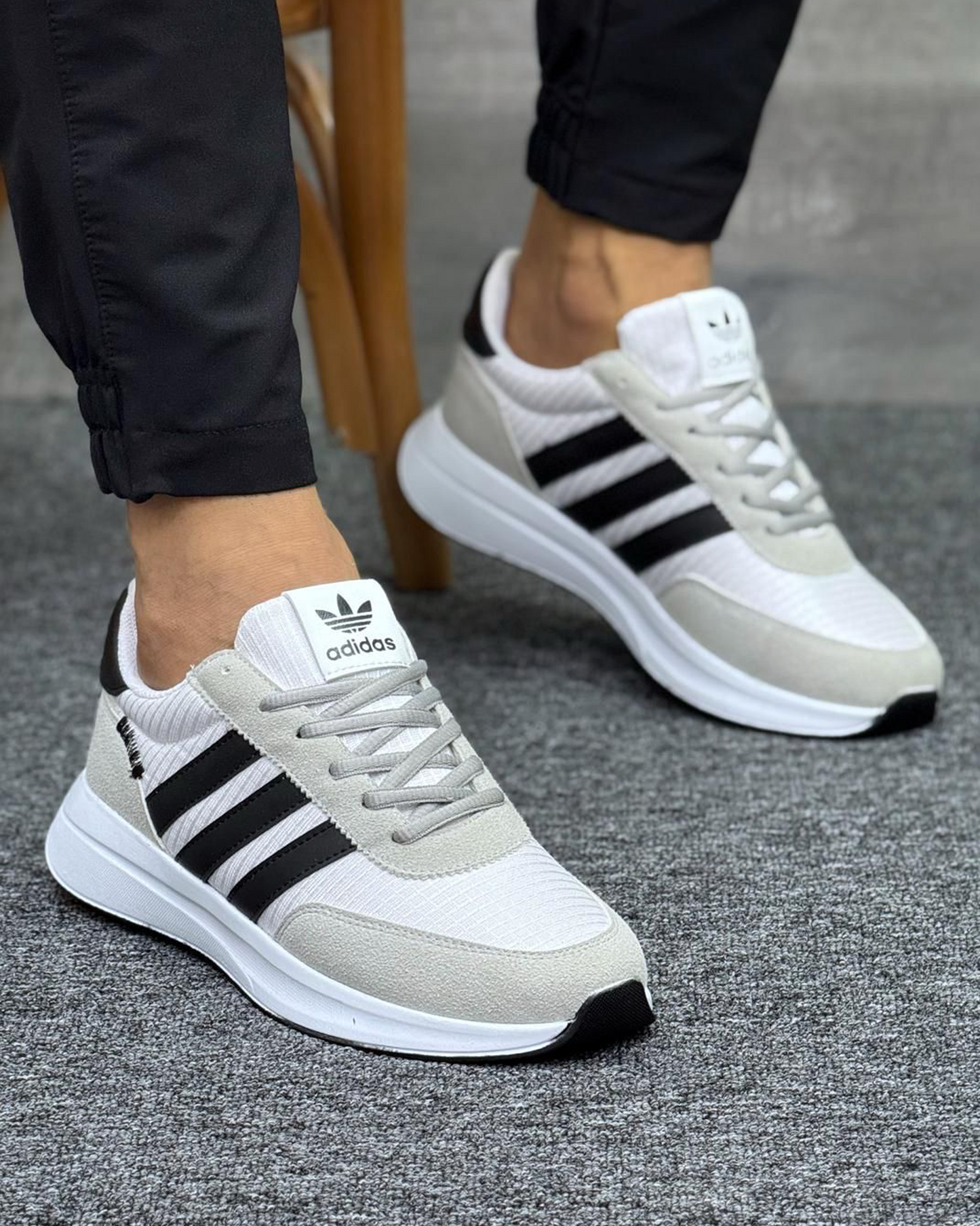 Adidasi AD-08 Alb