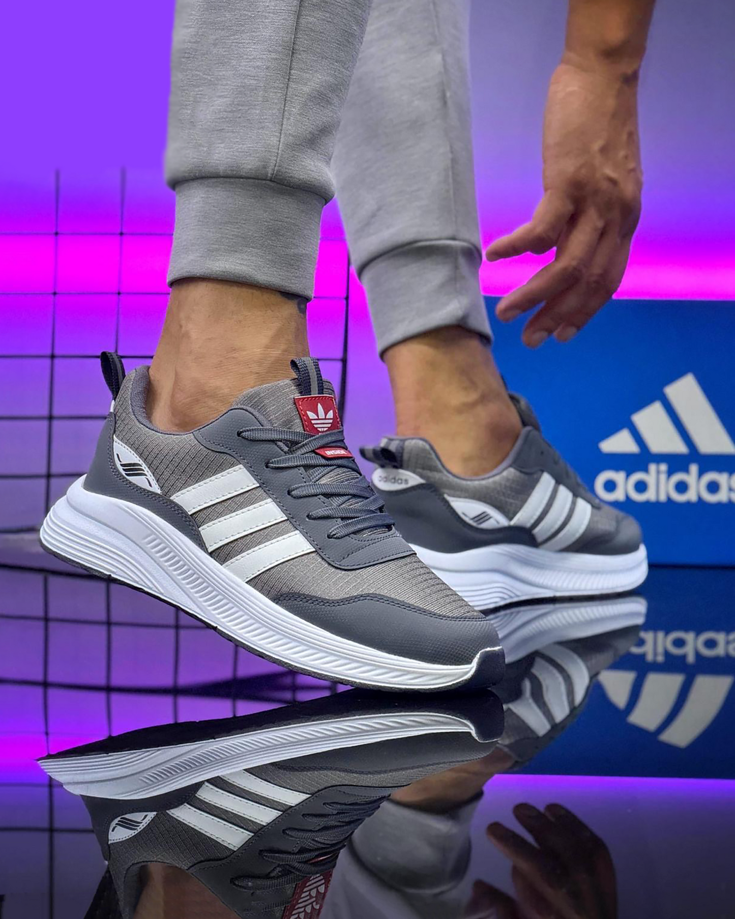Adidasi AD-03 Gri