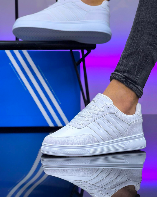 Adidasi AD-10 Alb Total