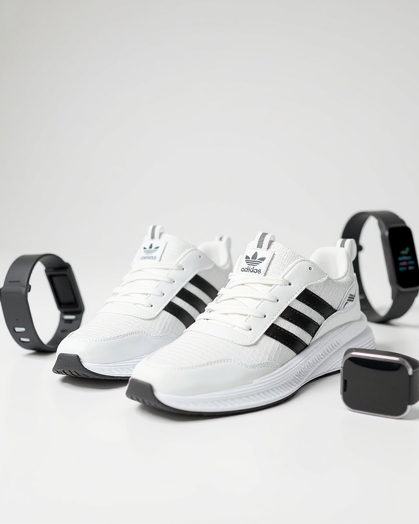 Adidasi AD-03 Alb Negru